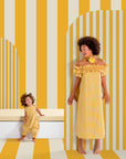 DockATot Romper - Golden Stripe