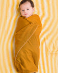 DockATot Swaddle Set - Golden Stripe / Pumpkin Spice