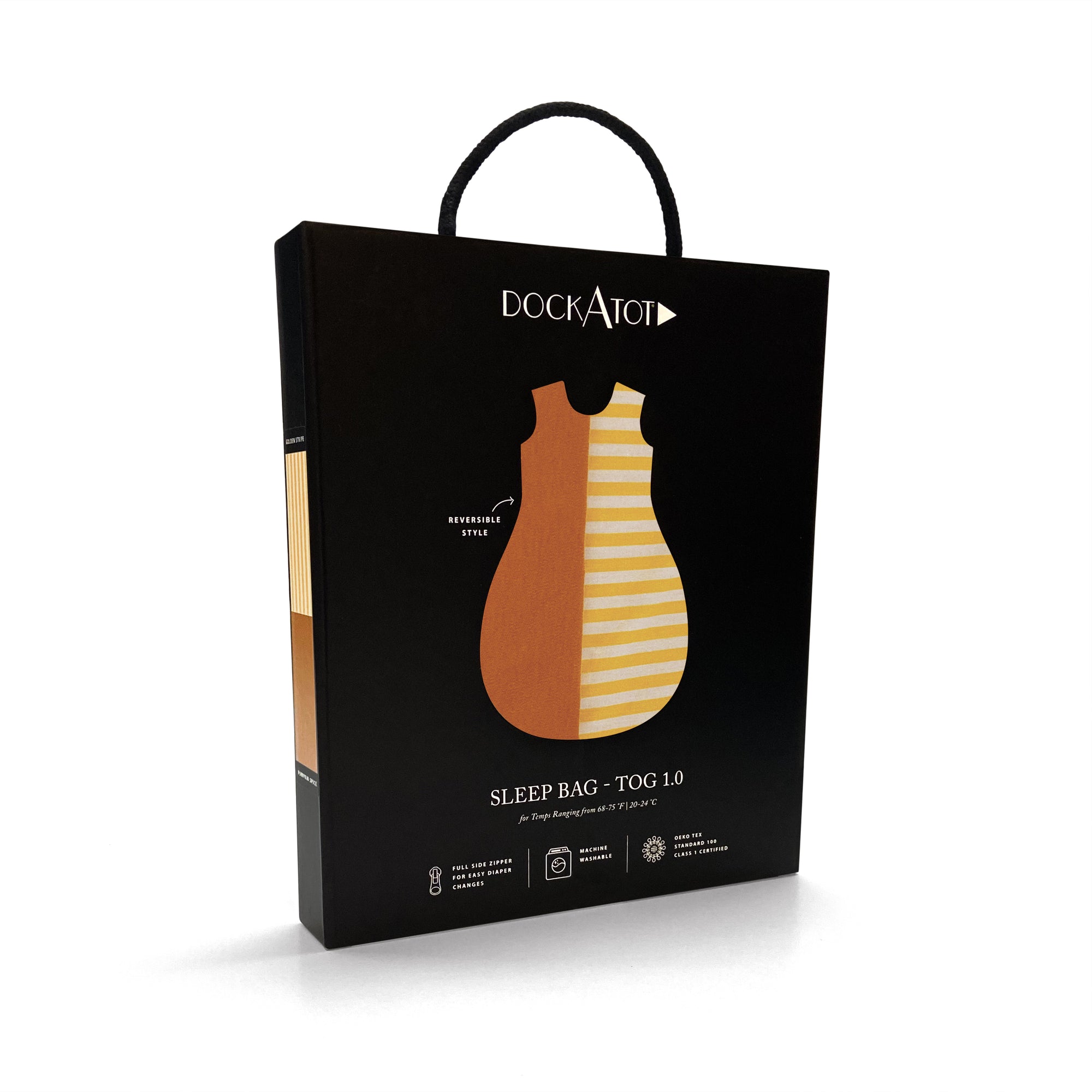 DockATot Sleep Bag - Golden Stripe / Pumpkin Spice