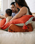 Cosset Body Pillow – Quilted Ochre